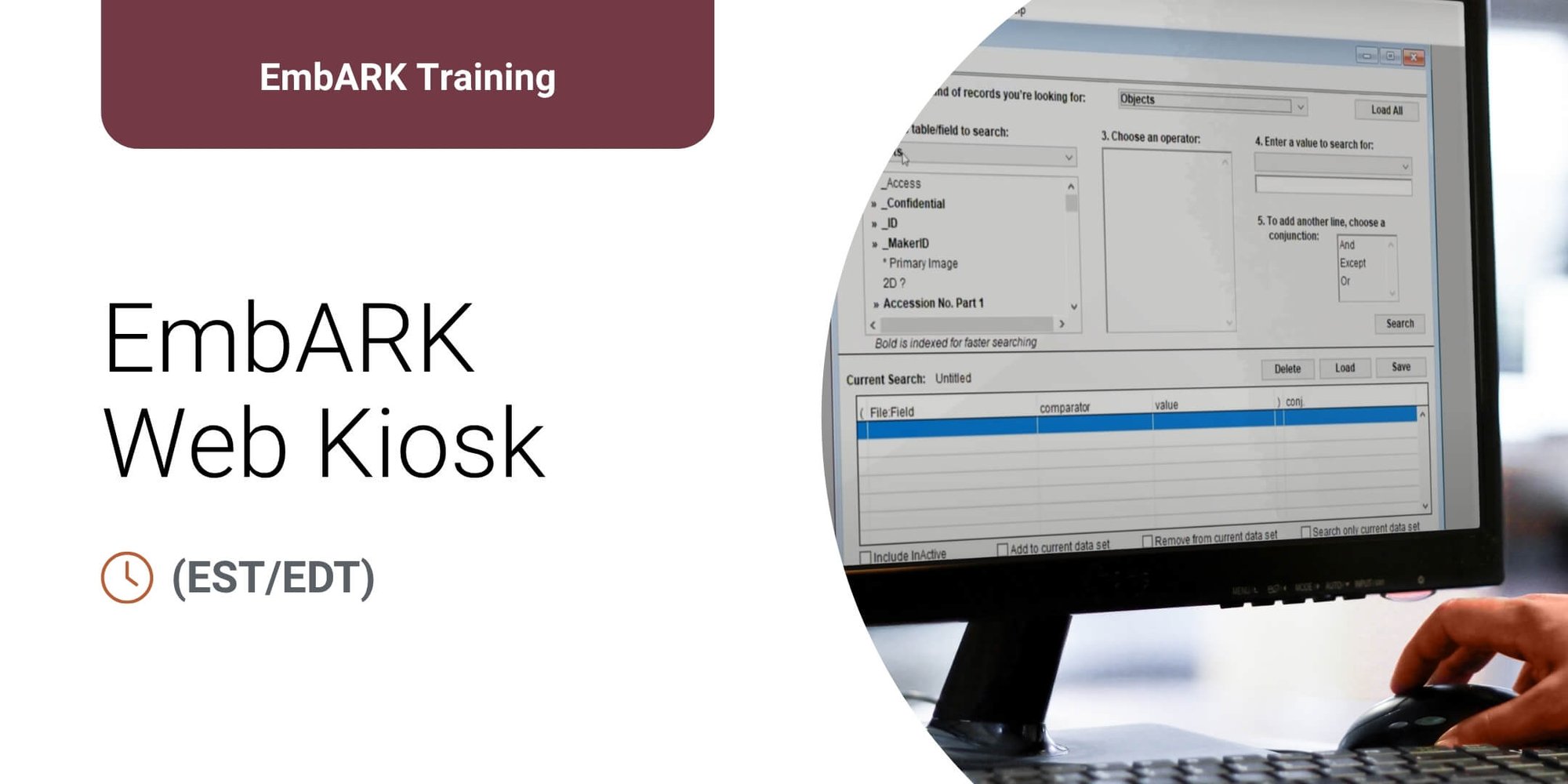 EmbARK Training: EmbARK Web Kiosk EmbARK Training: EmbARK Web Kiosk