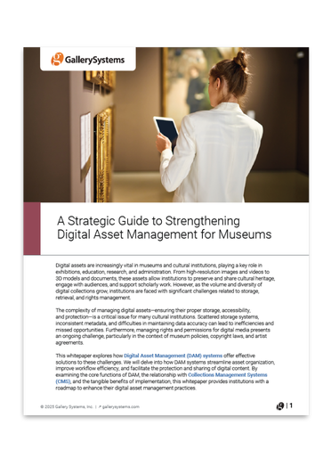 A Strategic Guide to Strengthening Digital Asset Management for Museums